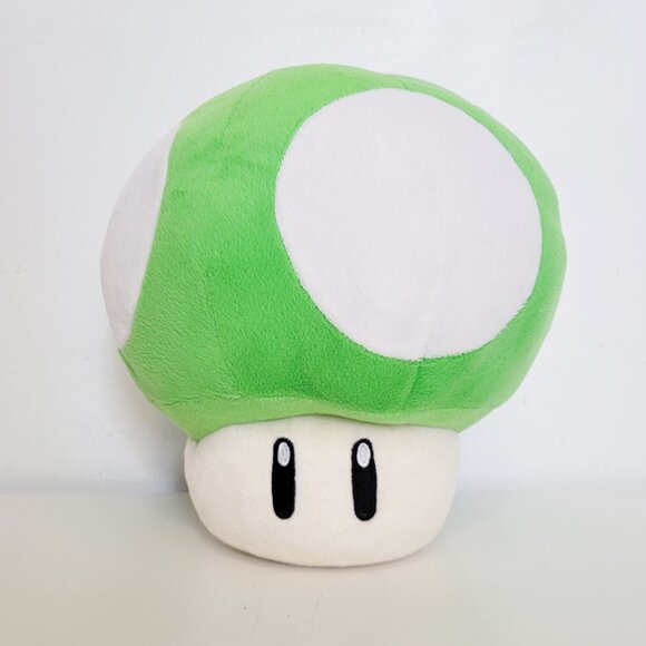 Nintendo Super Mario 1UP Red Green Blue Mushroom Banpresto Plush Lot - Picture 3 of 16